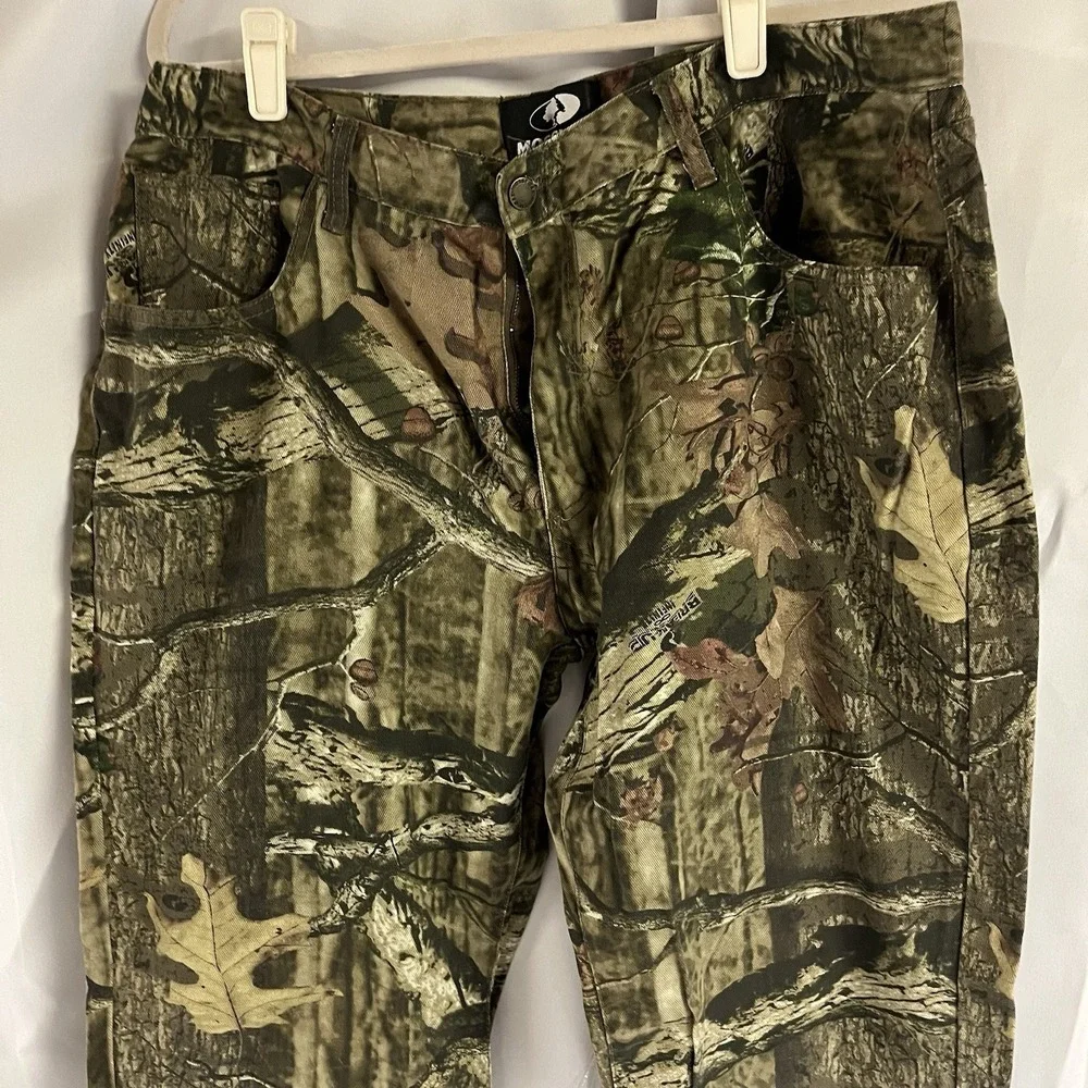 Mossy Oak Camo Cotton Jeans 38/30 Pants Hunting Fishing Outdoors Cool Man‎ Stuff